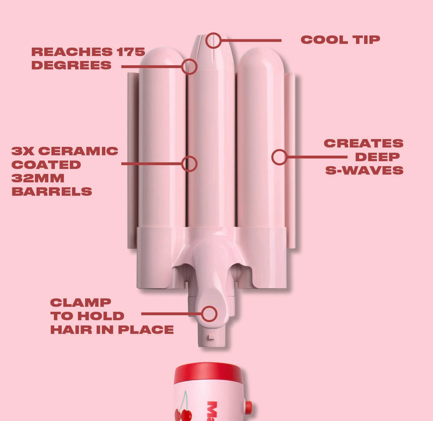 32mm Mermaid Waver + Handle - Image 3