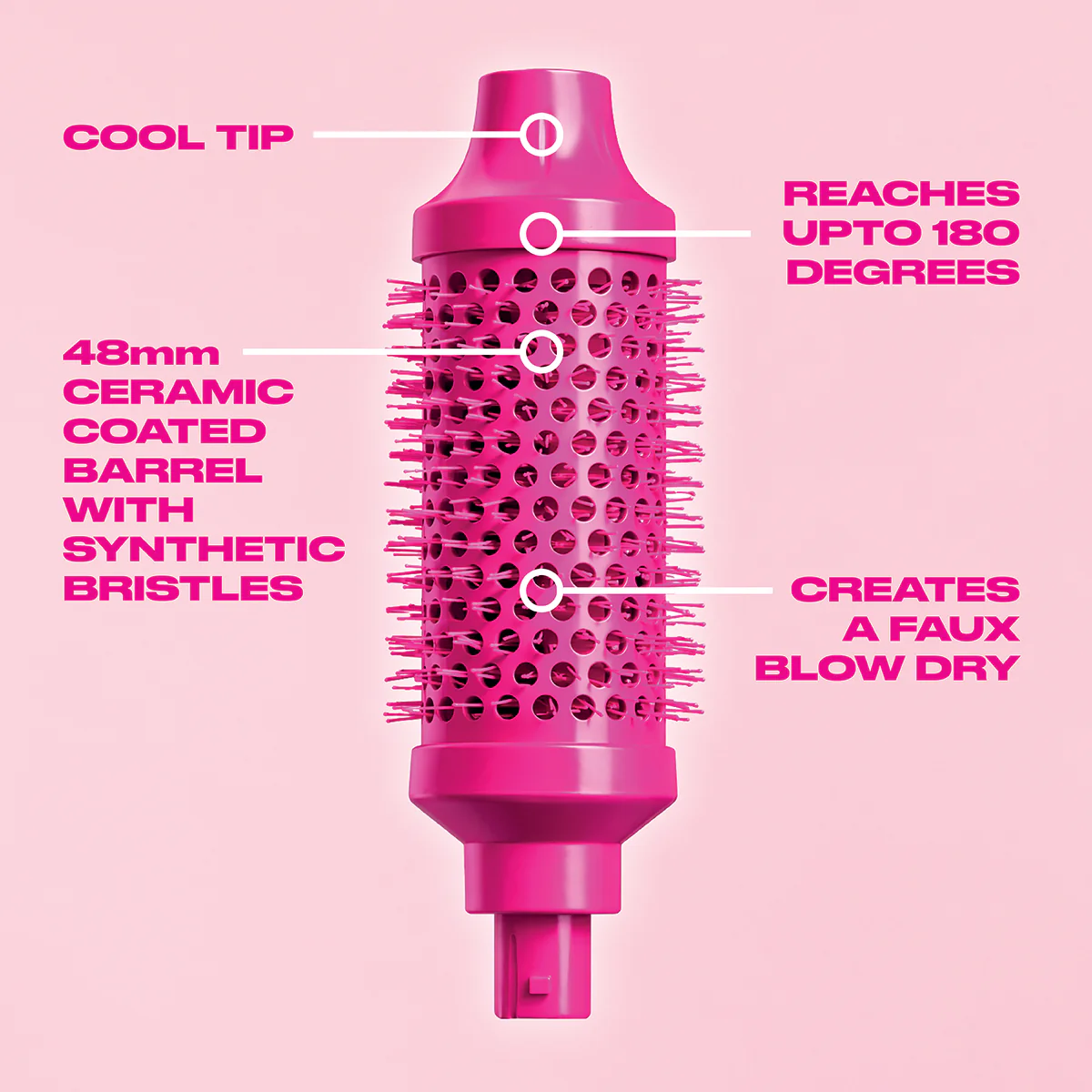 48mm Round Brush + Handle + FREE Dream Protect Spray 300ml - Image 3