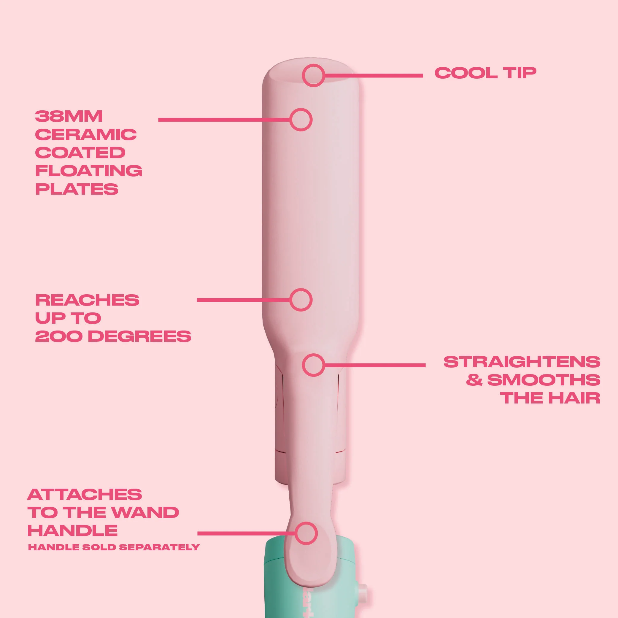 Wide Straightener 38mm Attachment - Image 3