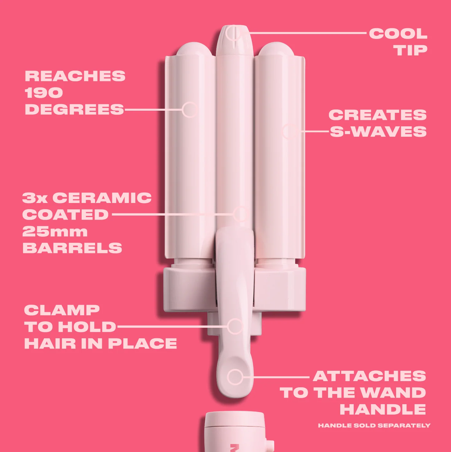 21mm Mermaid Waver + Handle - Image 3