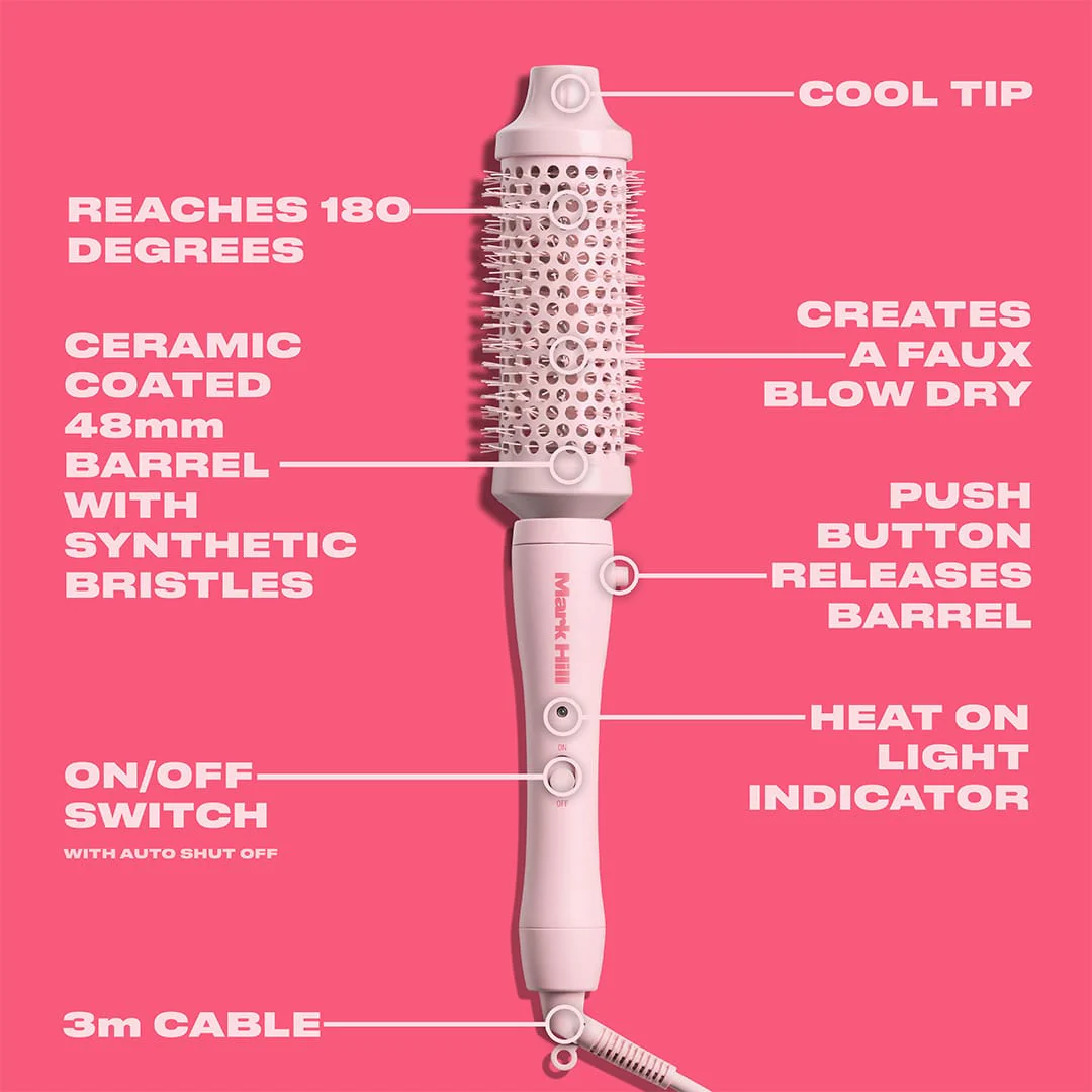 48mm Round Brush + Handle - Image 3