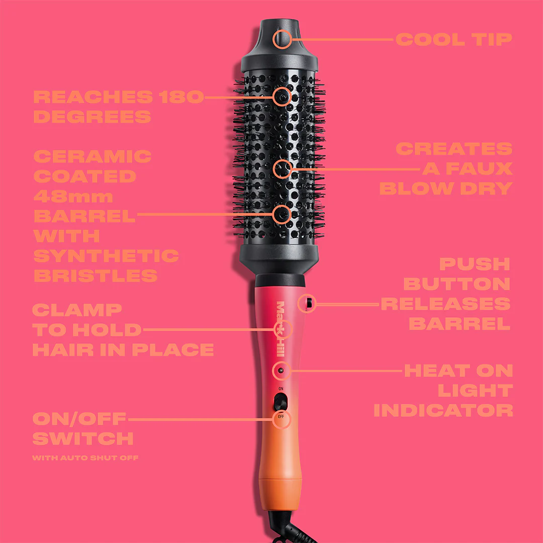 48mm Round Brush + Handle - Image 3